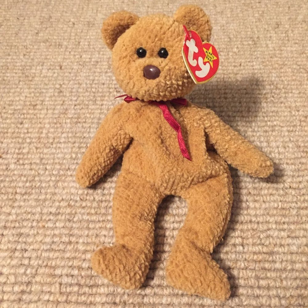 Curly the Bear Beanie Baby